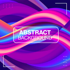 Abstract Flowing Purple Wave Background with Gradient Light Effects, Vibrant Purple Abstract Flowing Wave Background Design