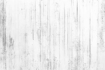 Obraz premium Minimalist White Wood Texture with Black Vertical Grunge Lines