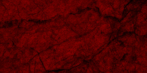 Dark red scratch and crack grunge distressed dust wall background. panorama dark red stone marble slate backdrop vintage background. pattern and texture of cracks, scratch rusty wall and chip.