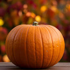 Autumn Pumpkin Vibrant Fall Colors Thanksgiving Produce Festive Harvest