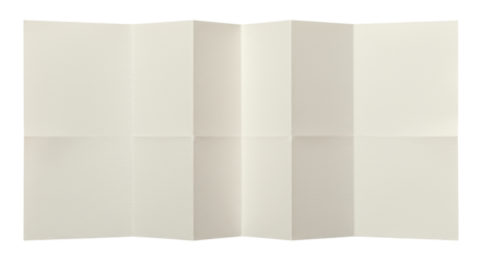 Isolated Folded Paper Texture Ready for Designs