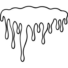 Violet Melt line art vector 