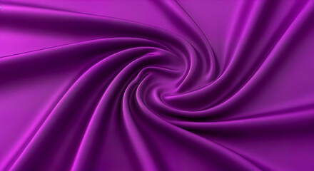 Obraz premium Seamless Swirl of Deep Purple Satin Fabric Texture Pattern Close Up