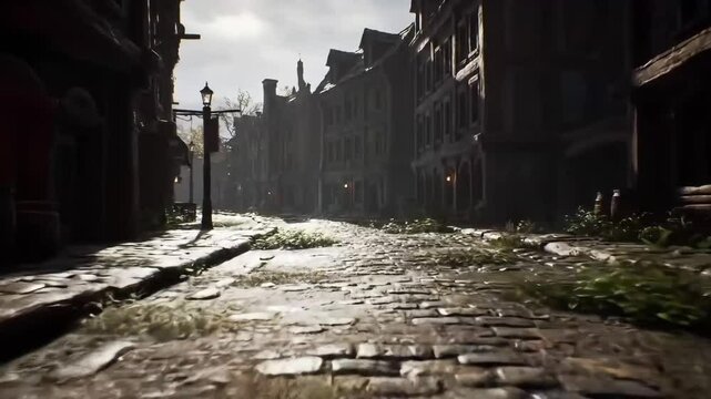 Grit and Shadows: A Lower City Street in Baldur&rsquo;s Gate