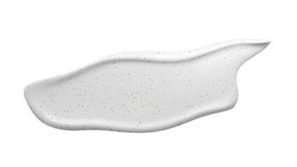 Cream swatch body sugar scrub texture for cosmetic skincare and foam design, perfect for background use in facial cleanser, beauty product, and body care concepts.