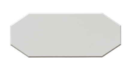 Isolated Octagon Shape Sign Blank