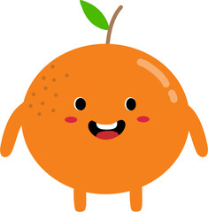 Orange Fruit kawaii