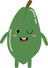 Papaya Fruit kawaii