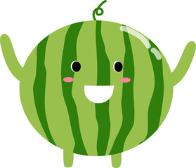 Watermelon Fruit kawaii