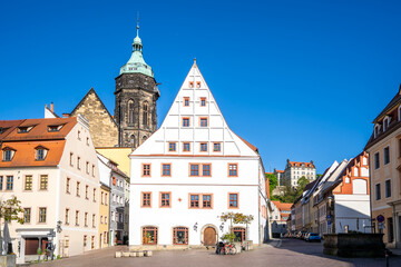 Altstadt, Markt, Pirna, Sachsen, Deutschland 