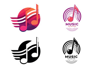 Music Note Logo Designs
