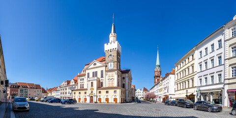 Altstadt, Löbau, Sachsen, Deutschland 