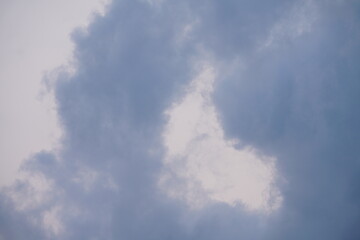 Cloudy Evening sky with soft decent colours