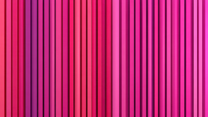 Colorful vertical stripes pattern with shades of pink, purple, and red creating vibrant background, evoking energy and liveliness in modern design style