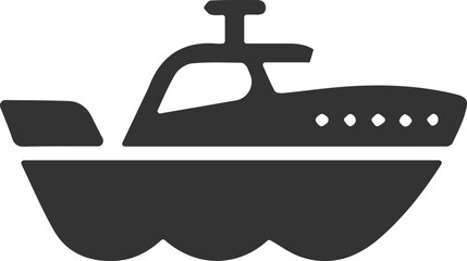 vector illustration of a ship