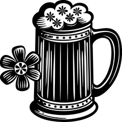 beer mug vector illustration