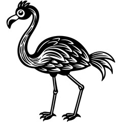 illustration of a flamingo