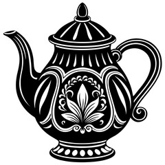 antique porcelain teapot