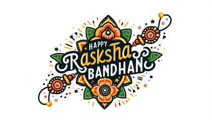 Vector Illustration of Happy Rakhi Festival Greeting Background.illustration.