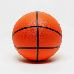 Fototapeta premium Orange basketball isolated on white background