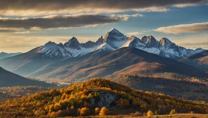 mountain landscape in the morning