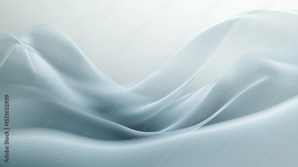 Poster fluid motion art studio setting digital minimalist design close-up view continuous loop concept