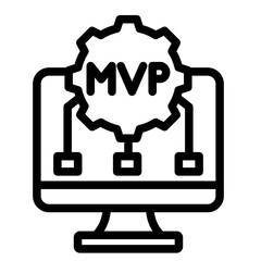 Mvp  Icon Element For Design	