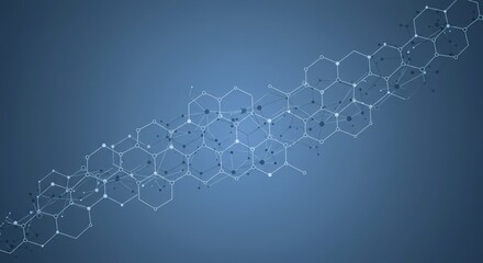 Hexagonal Tech Mesh Vector Design