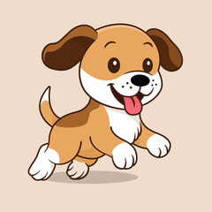 Puppy Dog Character Illustration © Nova Graphics