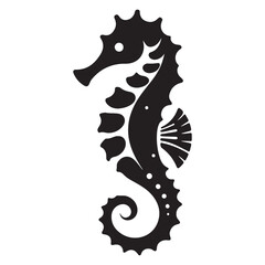 Seahorse Vector Illustration

