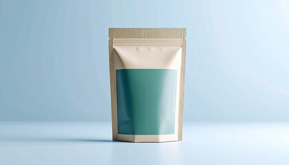 Organic Tea Pouch Packaging Mockup – Eco-Friendly Design