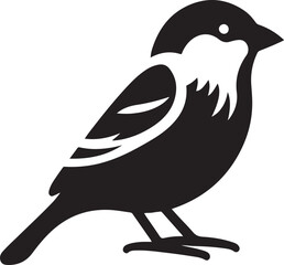 Sparrow Bird Vector Illustration