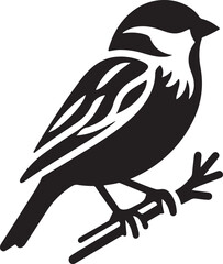 Sparrow Bird Vector Illustration