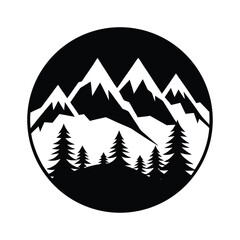 Obraz premium Mountain Landscape Nature Silhouette