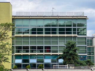 New Ico IV offices and research centre buiildings in Unesco protected Olivetti Industrial city