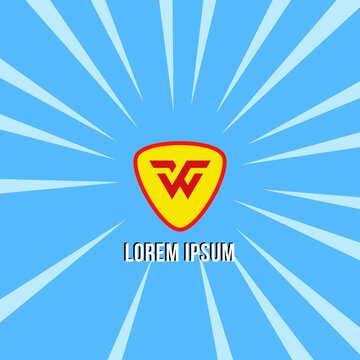 Comic Book Bubble Square Logo Reveal AET 319