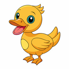 duck, bird, cartoon, animal, chicken, illustration, vector, baby, yellow, easter, chick, duckling, farm, cute, hen, poultry, toy, egg, fun, art, nature, funny, character, rubber, goose