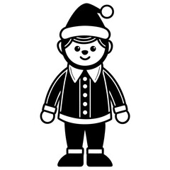 cartoon character of man