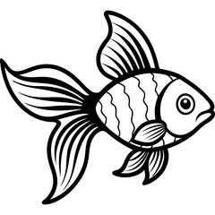 fish on a white background
