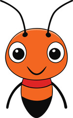 Obraz premium ant icon clipart vector on transparent background