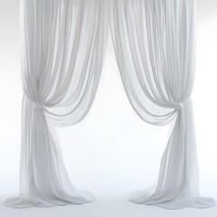 White Sheer Curtains: Elegant Drape for an Open, Airy, and Refined Ambiance