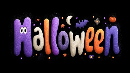 Playful Halloween Festive Lettering