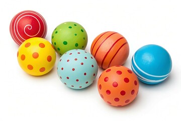 Obraz premium Set of ball on white background