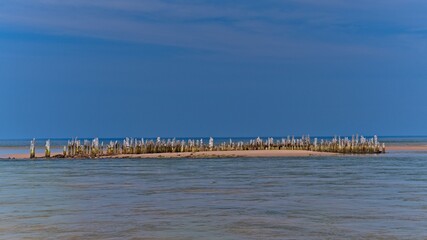 Fototapeta premium pier on the beach