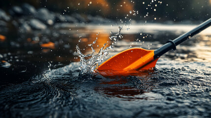 close up photo of boat oars