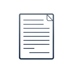 Contract  Icon isolated on transparent background