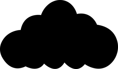 Cloud icon. Blue sky cloud vector isolated on transparent light blue background. Cartoon weather illustration. Fluffy nature environment symbol for web and app.