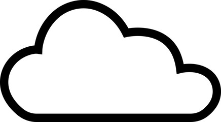 Cloud icon. Blue sky cloud vector isolated on transparent light blue background. Cartoon weather illustration. Fluffy nature environment symbol for web and app.