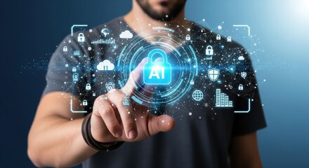 Cybersecurity and privacy using artificial intelligence to safeguard data. 