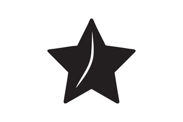 Obraz premium Carambola silhouette on white background.01